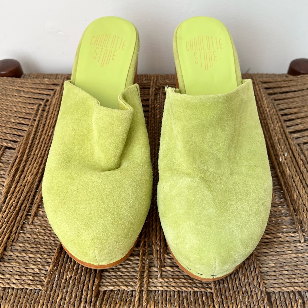 Charlotte Stone Shoes Women’s 9 Acid Marlo Clog Suede - Picture 4 of 9